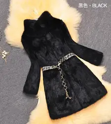 New real Rabbit Fur Coat donne completa pelt pelliccia di coniglio giacca Con La cinghia libera personalizzato grande formato di trasporto libero