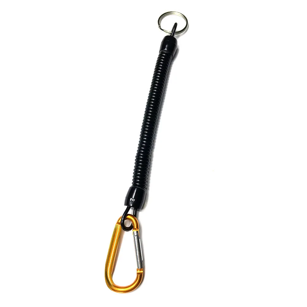 3 Pcs Fly Fishing Spring Rope Control Hanging Buckle Retractable Elastic Fishing Tackle Tools Pesc