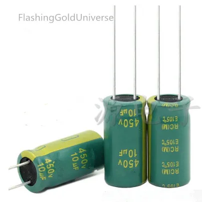 

450V 10UF 10UF 450V Electrolytic Capacitor volume 10X16 10X20 best quality New origina