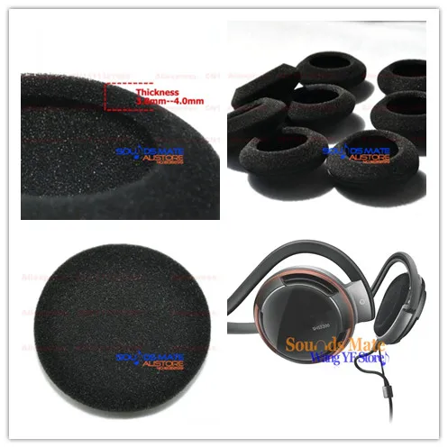 5 Pair of Ear Pads Foam Cushion Cover For Philips SHS5200 Neckband Headphone Headsets Replacement Part