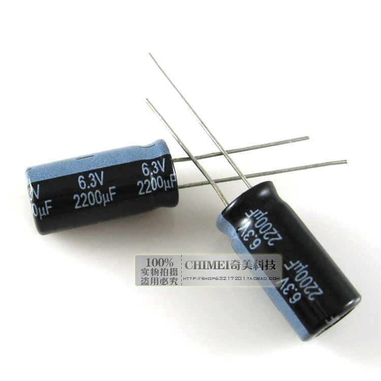 Electrolytic capacitor 2200UF 6.3V capacitor parts