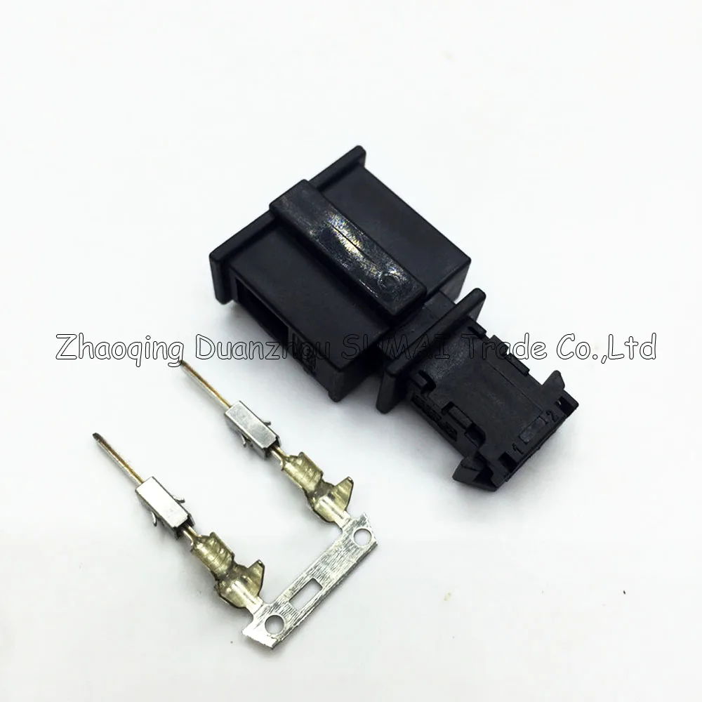 Male female choose 1.5mm 2P auto Tweeter, door light, license plate light plug connector for VW,Audi, 1J0 971 972, 3B0 972 712