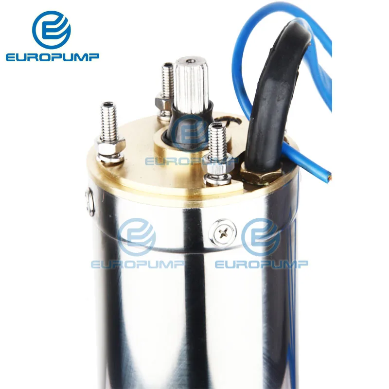 Imagem -04 - Bomba de Água Solar Submersível Modelo Europump com Regulador Mppt 210 hp 11000 Lph m 4epsc25 Gp380