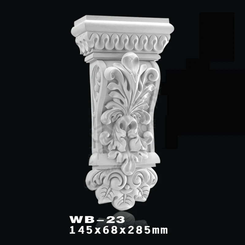 European style polyurethane Mantel corbel Ornament PU entrance decor corridor portal decorating Components Wall Moulding