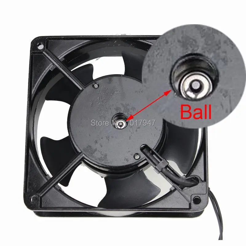 10pcs lot Gdstime AC 220V 240V 2Wire Ball 135mm 135x135x38mm Brushless Motor Cooling Fan