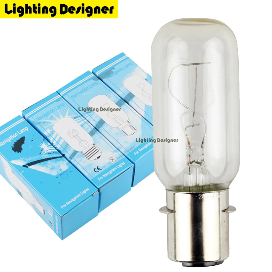 T38 24V 65W  P28S navigation lamp marine lamp incandescent lamp Marine light bulb Ship's light bulb Durable light bulb