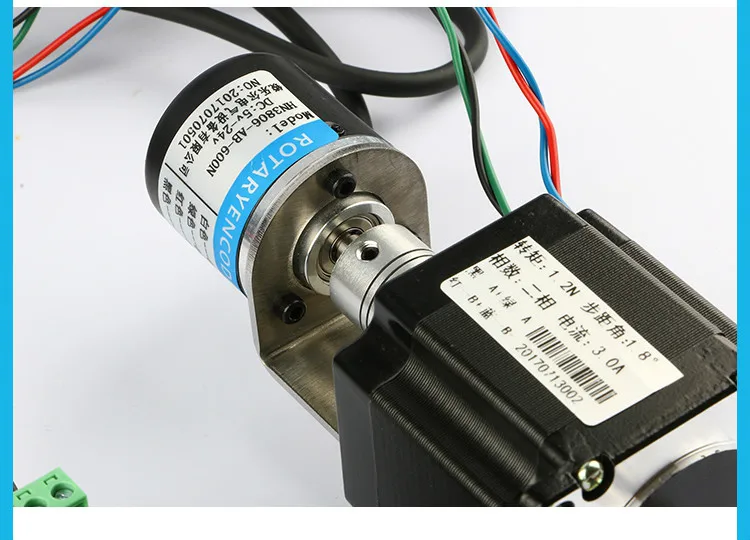 57 คู่แกน Stepper มอเตอร์ไดรฟ์ชุด 600-สาย Photoelectric Encoder Precision หุ่นยนต์