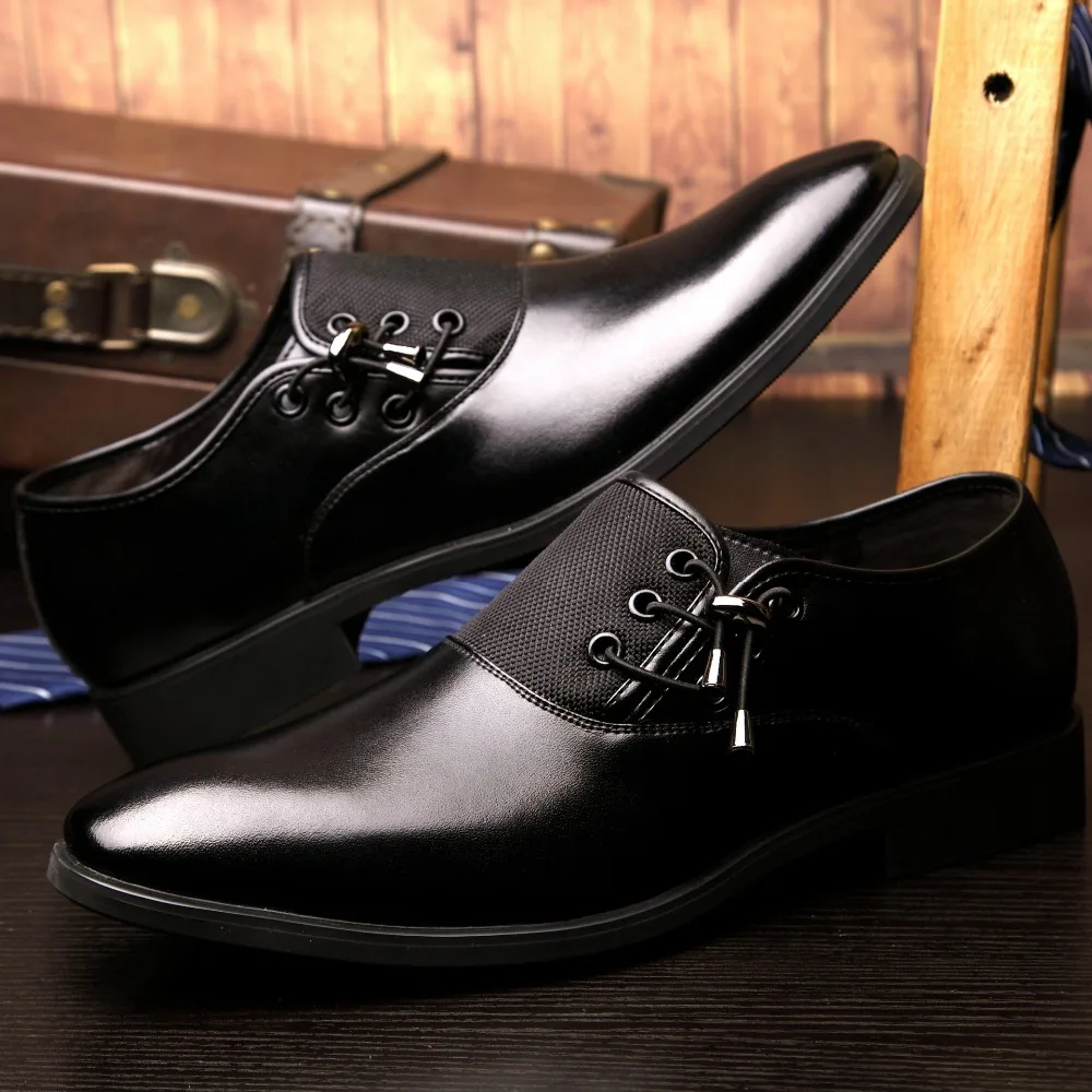 Banquet Noble Shoes Male Are The Young Men Shoes Commerce Suits Lace Winklepickers Walking Shoes Top Leather Vogue Shoes Man