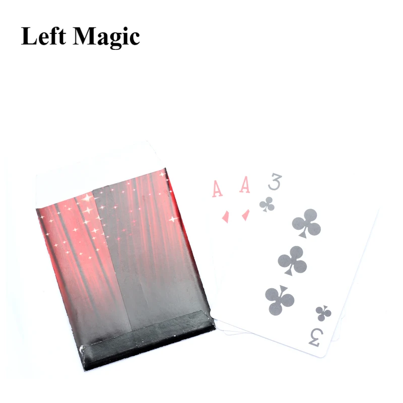 1 Pcs 3 Cards Monte Magic Card Three Card Poker Monte Card Trick Easy Classic Magic Tricks For Close Up Magic Illusion C2019