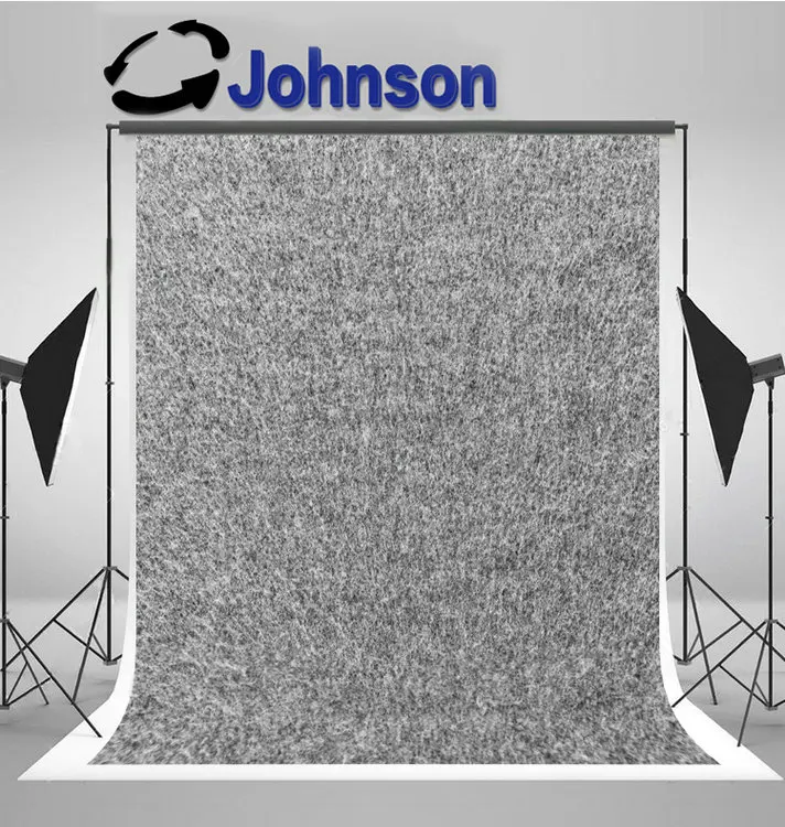 Texture White Gray Color Fleece photo backdrop  High quality Computer print wedding background