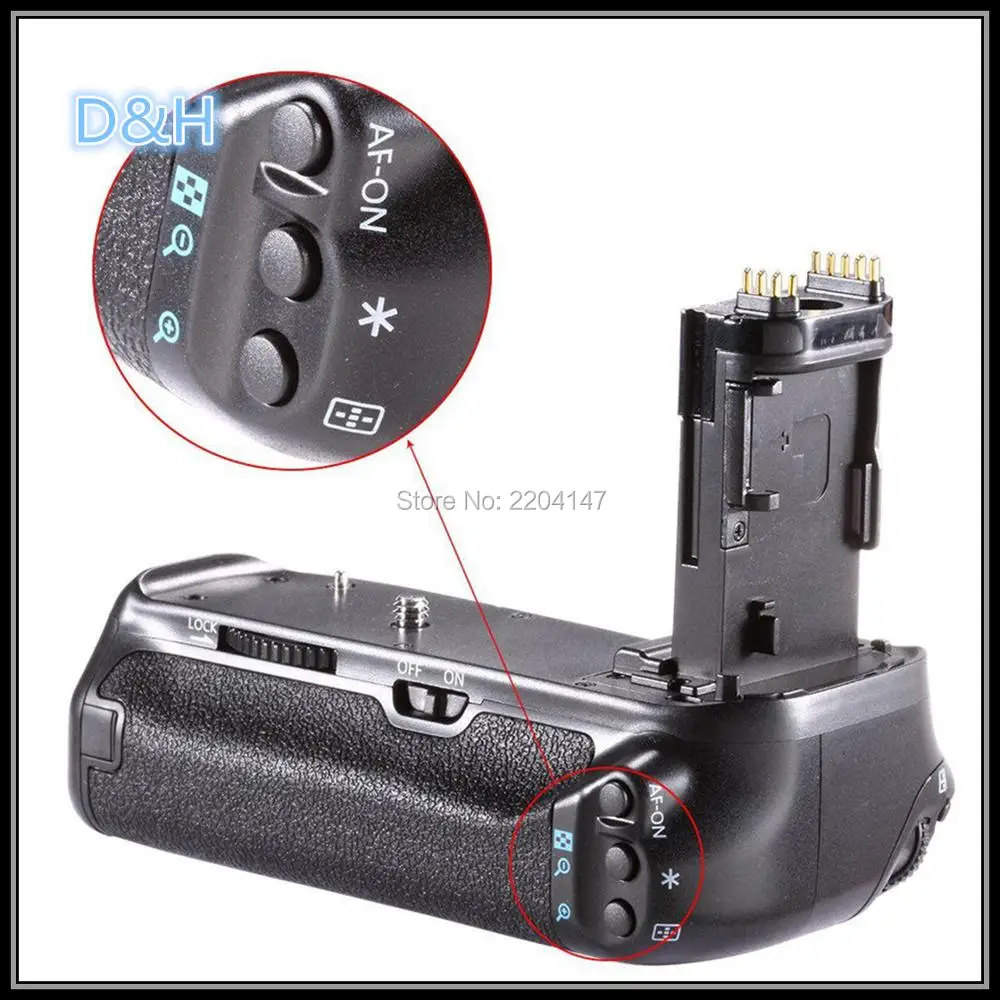 NEW  Professional Camera Battery Grip for Canon EOS 70D/80D DSLR Camera as BG-14