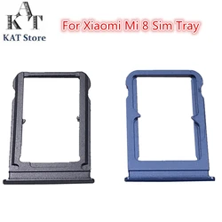 1 Piece For Xiaomi Mi 8 Mi 8 Lite SIM Card Tray Micro SD Card Slot Holder Adapter for Xiaomi Mi8 Mi 8 Lite Replacement Parts