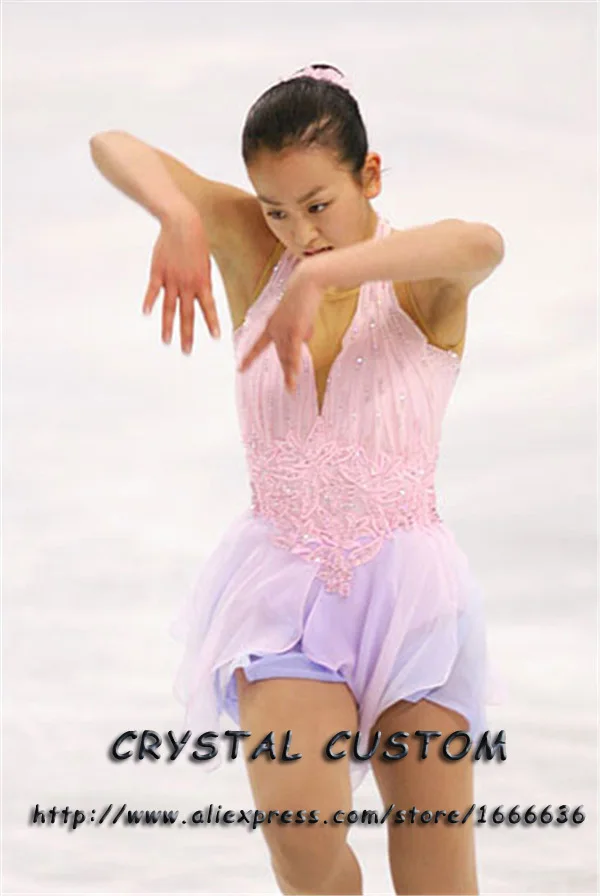 

Custom Figure Skating Dresses For Women With Spandex Graceful New Brand Figure Skating Competition Dress Girls DR2698