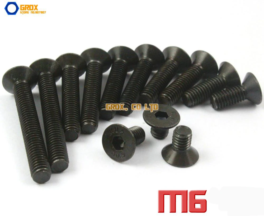 

M6 Countersunk Socket Allen Bolt Screw 10.9 Grade Alloy Steel