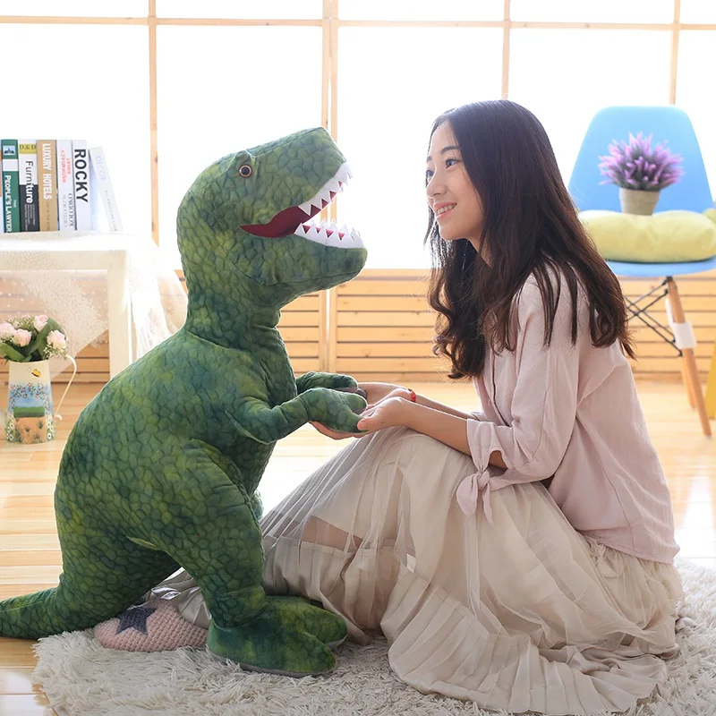 

50cm-110cm Simulation Dinosaur Plush Toys Stuffed Animals Plush Dinosaur Pillow Tyrannosaurus Rex Dolls Kids Girls Gifts