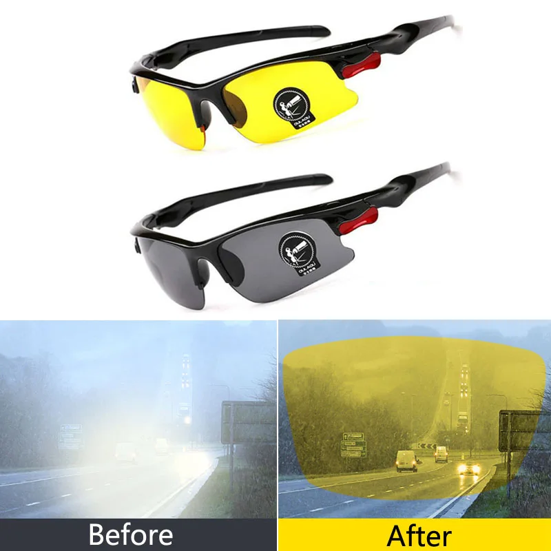 1x Night Vision Drivers Goggles Sunglasses Car Driving Glasses For Chevrolet Cruze Orlando Lacetti Lova EPICA Malibu Volt Camaro