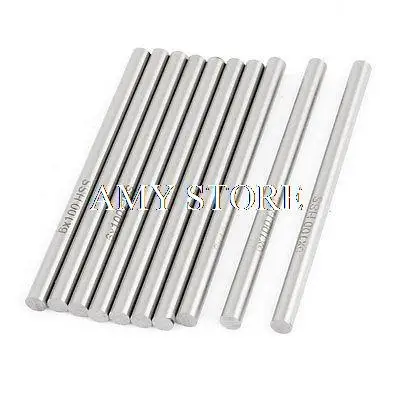 6mm x 100mm HSS Graving Tool Round Turning Lathe Carbide Bars Stick 10pcs