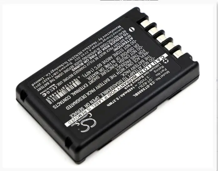 Cameron Sino 1450mAh battery for CASIO DT-800 810 823LI BarCode, Scanner Battery