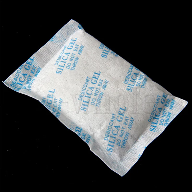 50g/100g Gram Silica Gel Packets Dehumidifier Meets FDA Food Packaging Non-Toxic Silicone Desiccant Moisture Damp Absorber