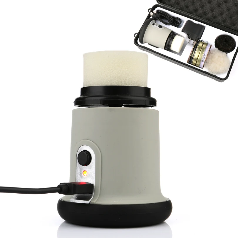 

2000mAh 1200RPM Lithium Battery Charging Electric Shoe Polishers Machine USB Connector Brush Leather Care