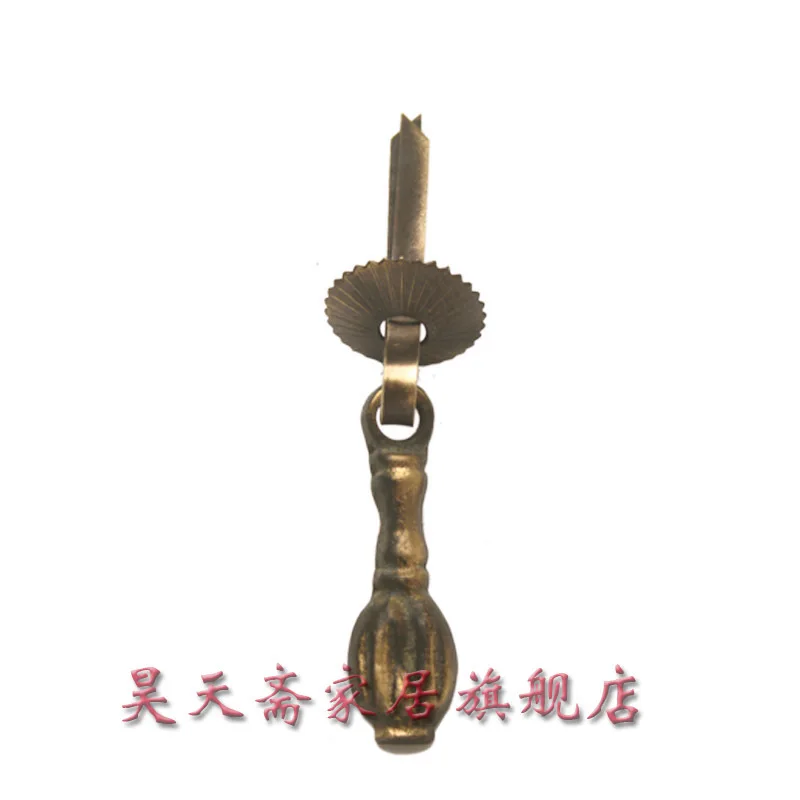 

[Haotian vegetarian] antique copper handle / antique furniture copper fittings / Chinese decoration accessories HTE-116