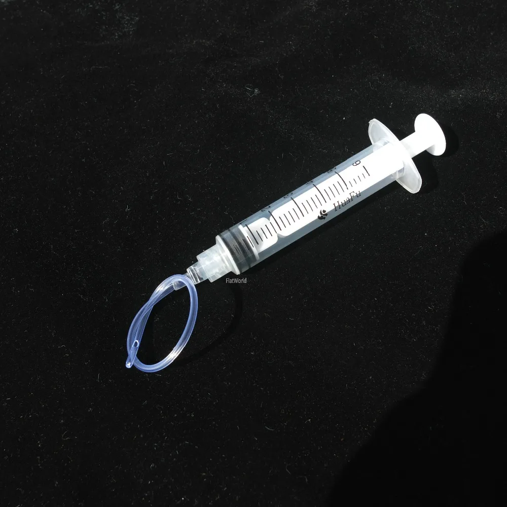 4-piece babyBirds Soft Tube Feeding Crop handFeeding Syringe 2mm x 12.8cm, 1ml~10ml optional