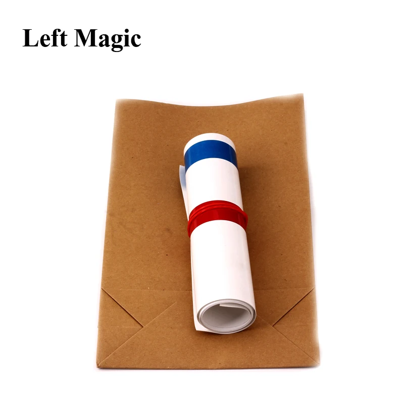 Appearing Big Straw 1.25m - Magic Tricks Straw From Empty Bag Close Up Stage Magic Props Gimmick Props Illusion Comedy Toys