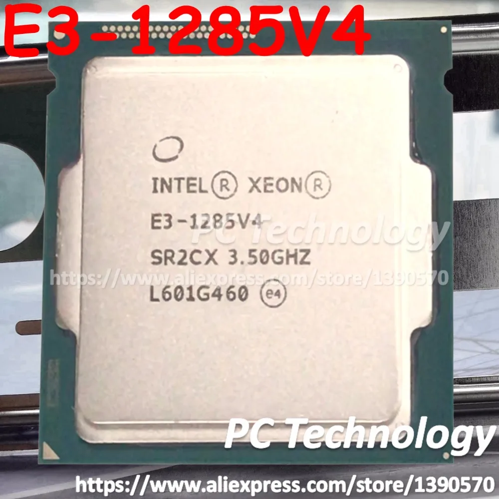 

Original Intel Xeon E3-1285V4 CPU 3.50GHz 6M LGA1150 Quad-core Desktop E3-1285 V4 processor Free shipping E3 1285 V4 E3 1285V4