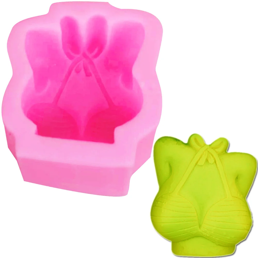 F1237 DIY Butt Swimsuit Soaps Crafts Silicone Mold For Artisan Candle Wax Melts Ice Mousse Ice Making Mould for Baking Forms