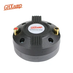 GHXAMP 34.4mm 34 Core Horn Stage Tweeter Speaker Drive Head 8Ohm 40W Magnet 90*15MM Treble with Thread Titanium Film 1PC