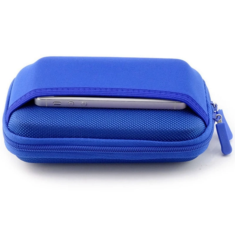 Aipinchun – Mini étui rigide à fermeture éclair pour écouteurs, sac numérique de protection, organisateur de câbles Usb, pochette Portable pour écouteurs