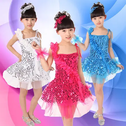 Nuovo Balletto Classico Tutu Dei Bambini Lago Dei Cigni danza body vestiti Ballerina Capretti del Vestito Paillettes Dancewear trasporto libero