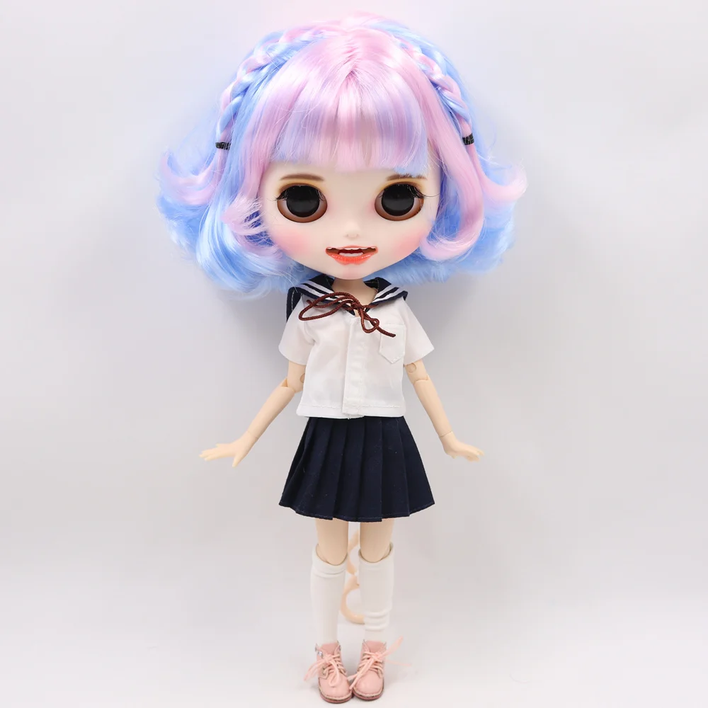 Outfit for Blyth doll School Uniform with stocking cosplay for the 1/6 BJD ICY dbs
