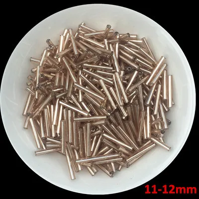 10g/lot Pezsgő seedbeads Cseh üvegek Vetőmag Szóközbillentyű csöves bugles gyöngyök számára ékszer Gyártás Hímzés DIY Összevarrás kiegészítők