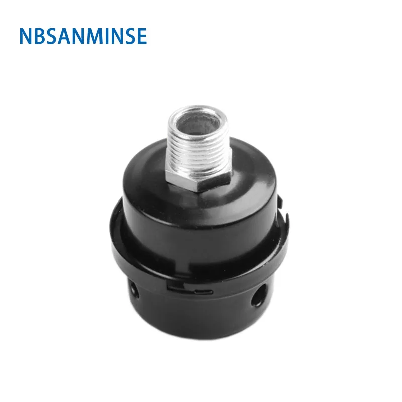 Free Shipping SMAS 1/4 3/8 1/2 Series Mute Oil Air Compressor Silencer Filter Parts Air Pump Parts Vacuum Pump NBSANMINSE