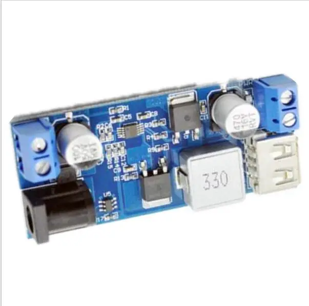 5A step-down DC power supply module 12 / 24V to 5V synchronous rectifier car charger source converter