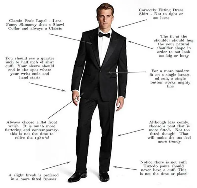 Navy Blue Slim Fit Wedding Tuxedos Two Pieces Notched Lapel Groom Wear Custom Made Business Men Prom Blazer Pants