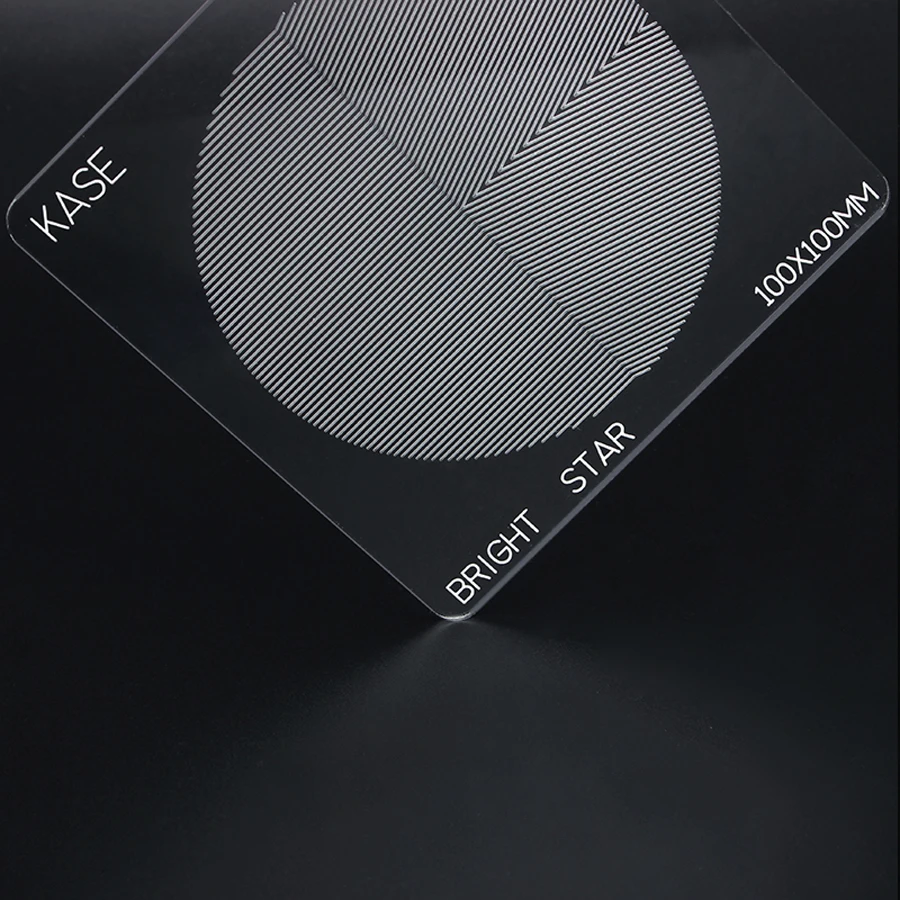 Kase 100x100mm Square Bright Star Precision Assist Focusing Tool Optical Glass Lens Filter Night  View Starry Sky Photography