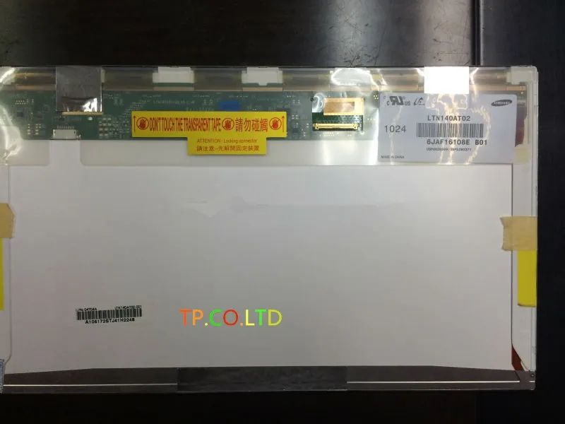 

New Original Laptop LCD LED Screen LTN140AT02 LP140WH4 LP140WH1 LTN140AT16 LTN140AT26 B140XW01 N140BGE-L21 LTN140AT07