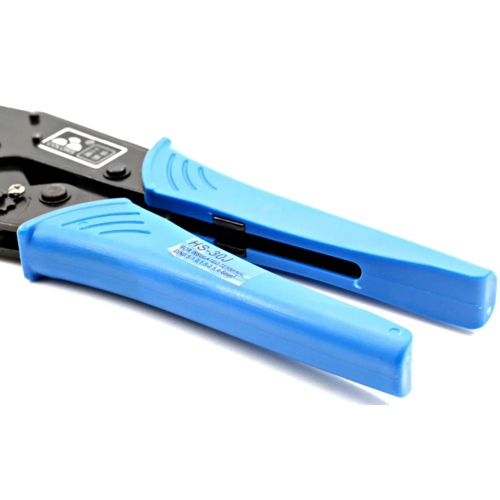 Line pressing pliers HS-30J sleeve pliers pipe wrench Automatic adjustmen Apply between 0.5-6 square millimeters