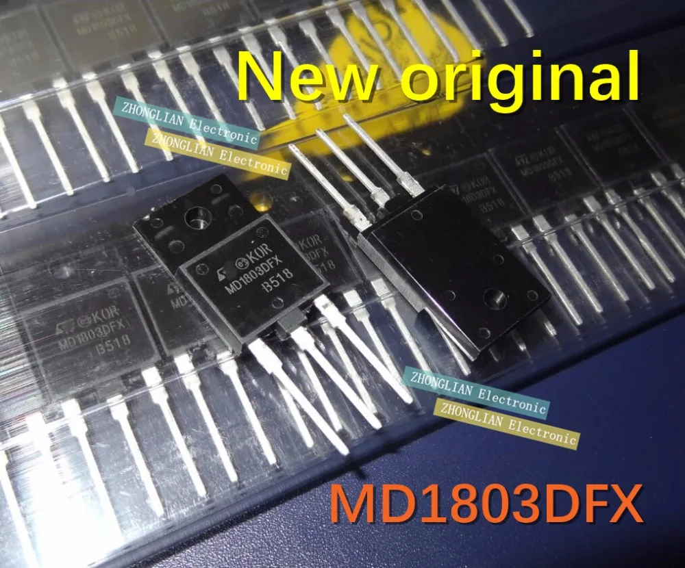 

Free shipping 20pcs NPN MD1803DFX MD1803 1500V 10A TO-3PF 100%new origianl D1803 1803 1803DFX Best quality