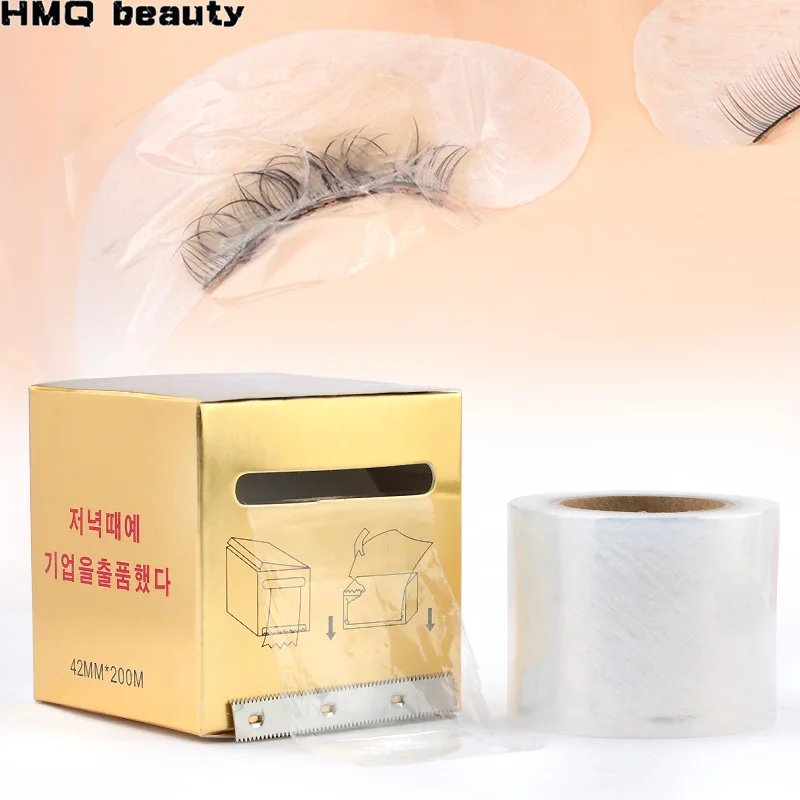 Eyelash Remover Clear Plastic Wrap Eye Use Preservative Film Professional False Eyelashes Extension  Permanent Makeup Tool