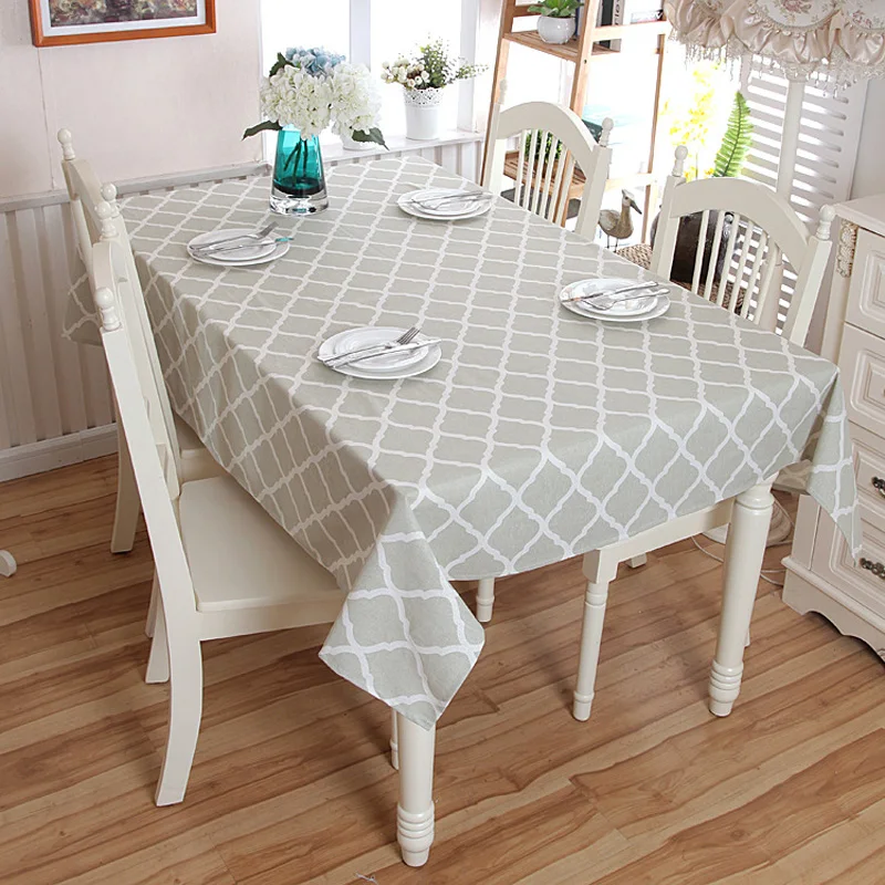 Plaid Printed Decorative Table Cloth Tablecloth For Kitchen Home Decor Dining Table Cover Tablecloth for the Table Cotton