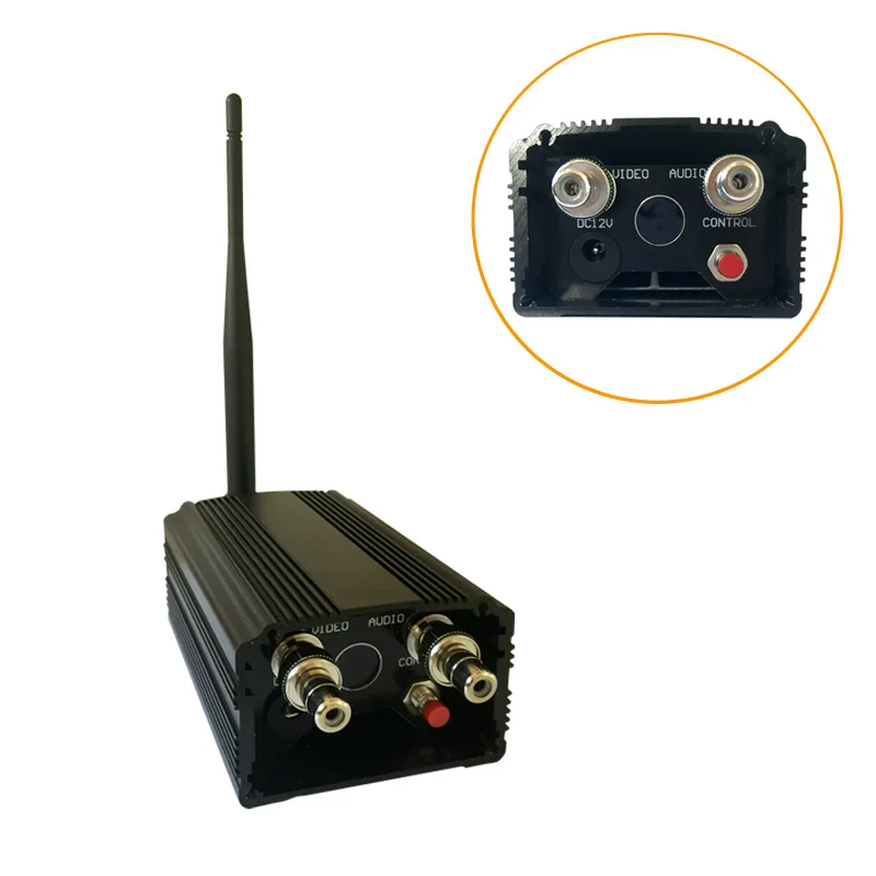 

3-6km Security Wireless Video Transmitter and Receiver 1200Mhz Long Distance AV Sender CCTV Audio Video Transmission System