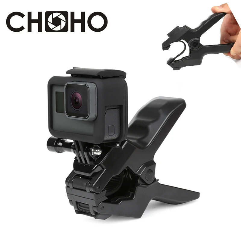 Portable Jaws Flex Clamp Clip Mount For Go Pro Hero 13 12 11 Accessories DJI OSMO Action Camera Insta360