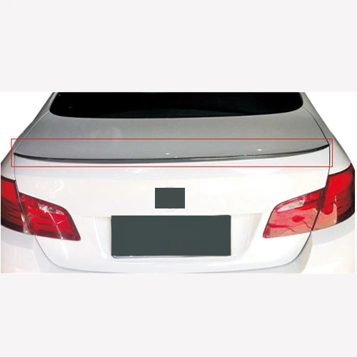 Carbon Fiber Rear Trunk Spoiler Parts For BMW E60 2011 2012 Sedan 4 Door 5 Series [QP74]