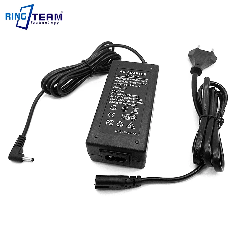 10Sets/Lot CA-PS700 CAPS700 AC Adapter for Canon PowerShot S1 S2 S3 S5 SX1 SX10 SX20 IS Elura 40MC 50 60 65 70 80 MV5i MV6i MC