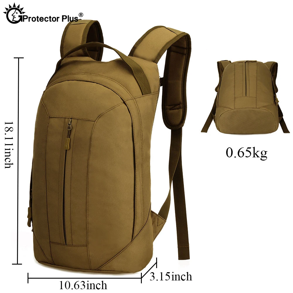 Protetor mais tático mochila 25l camuflagem militar assalto mochila equitação ao ar livre esportes viagem 2.5l saco de água trekking