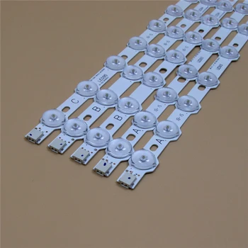 LED TV çubukları TD sistemleri K40DLV1FSM LED arka işık şeritleri kiti 9LED lambaları mercek 5 bant 9FLHY168D 39PF3025D 39FHD-CNOV 39FPD274D