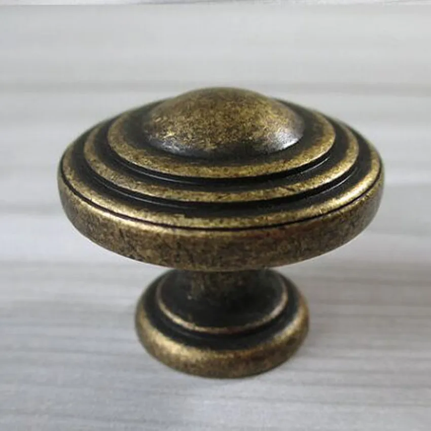 Rustico vintage furniture knobs antique brass drawer cabinet knobs pulls bronze dresser cupboard door pulls handles  ABM